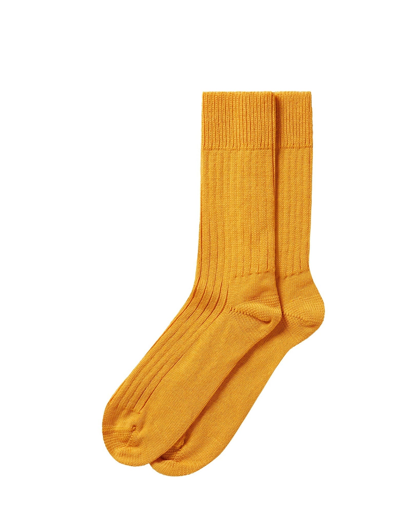 ShoesEpic Wool Unisex Socks in Mustard