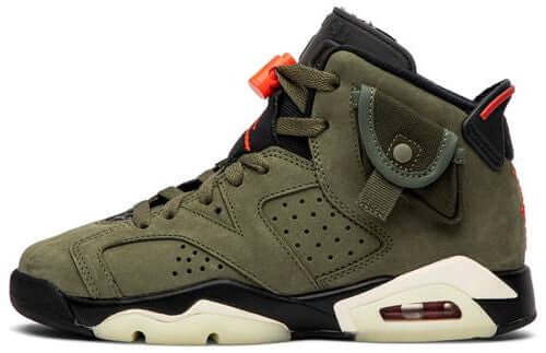 Air Jordan 6 Retro cactus jack Medium Olive