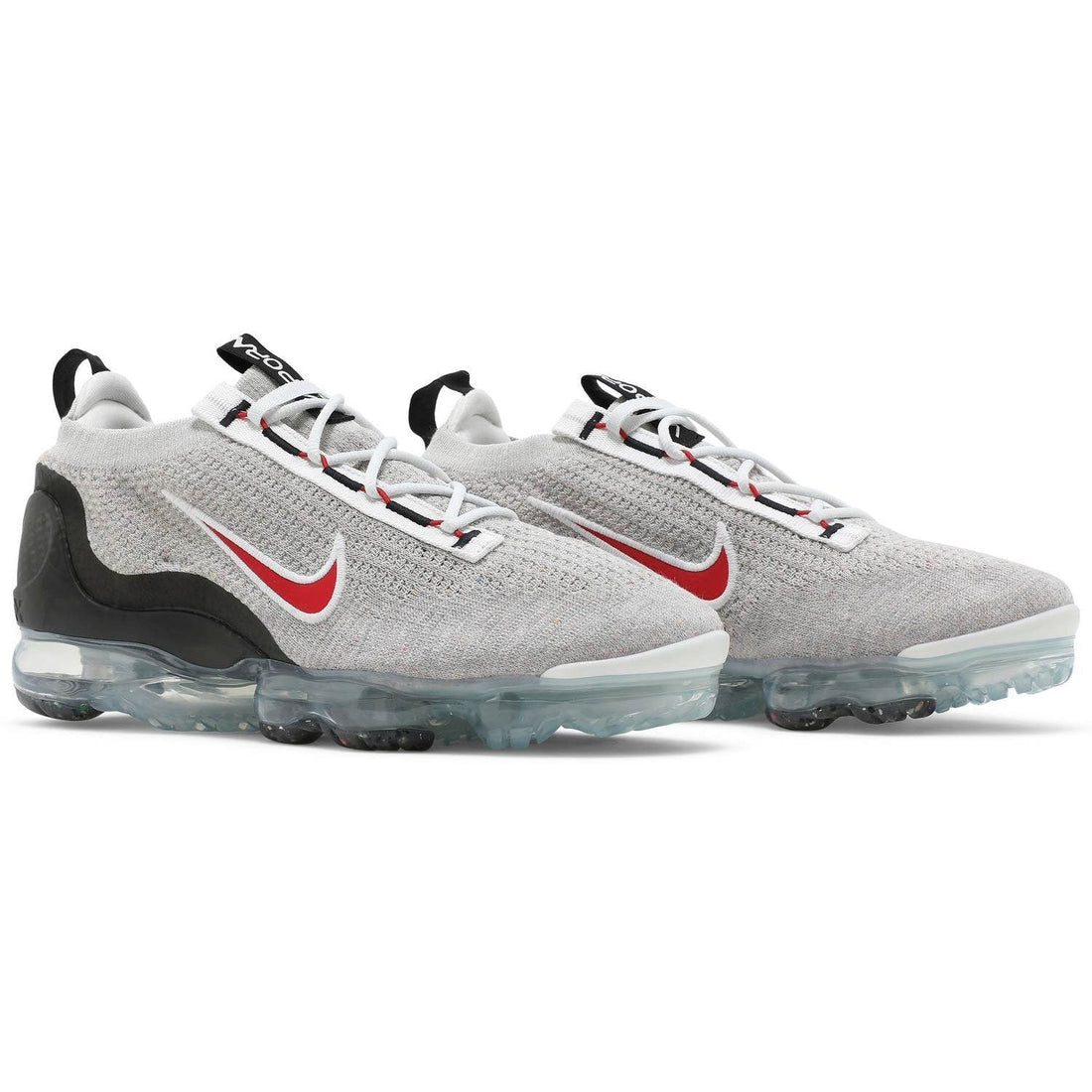 Air VaporMax 2021 Flyknit Light Bone University Red