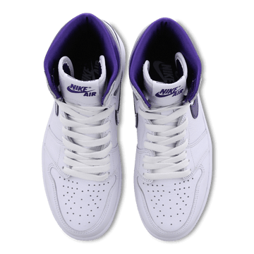 Air Jordan 1 Retro High OG White & Court Purple
