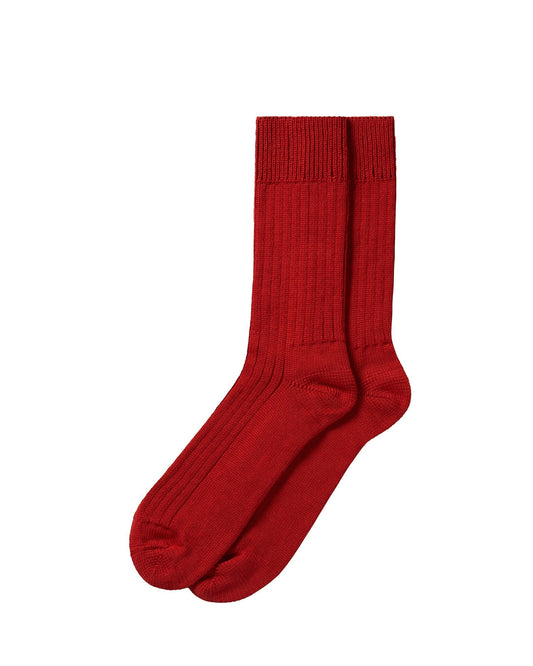 Bradford Wool Socks Red
