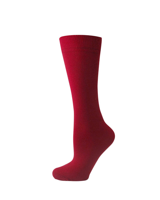Socks Dark Red